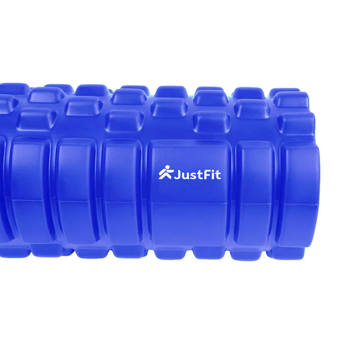 33cm "Foam Roller" without spikes Ø 14cm JustFit 9 133cm foam massage roller without spikes Ø 14cm blue 2