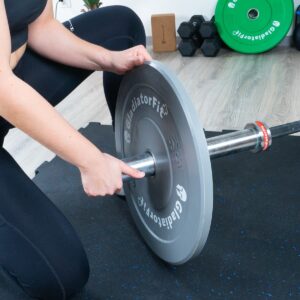 Barra pesi "Barbell" 220cm Ø 50mm + 2 fermi a disco GladiatorFit 18 7649990755595 Barra in alluminio 220cm 12