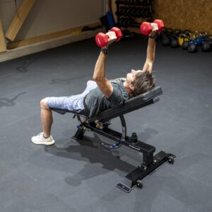 Banc de musculation en acier inclinable "Adjustable Bench" GladiatorFit 20 Banc de musculation en acier inclinable
