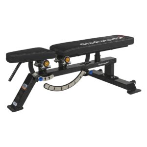 Banc de musculation en acier inclinable "Adjustable Bench" GladiatorFit 12 Banc de musculation en acier inclinable "Adjustable Bench" GladiatorFit - Thumbnail Image 2
