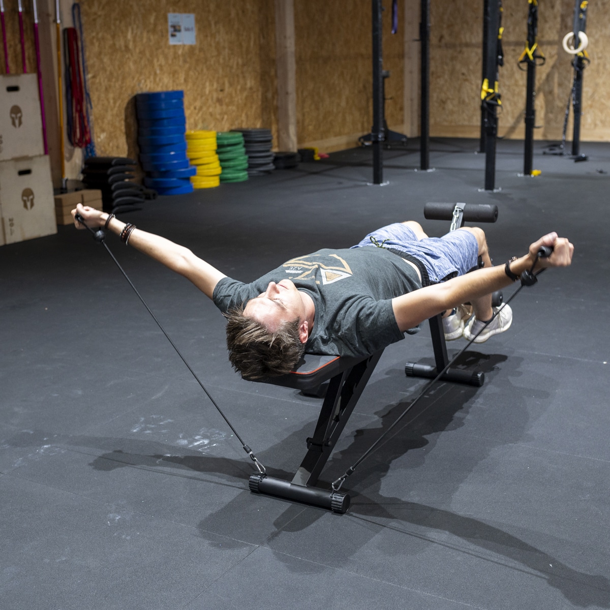 Multifunktionale Hantelbank aus Stahl GladiatorFit 15 Multi-Funktions-Hantelbank aus Stahl 5