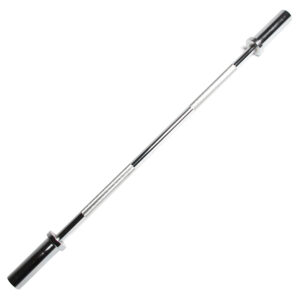 Barra de pesas de acero 120cm Ø 50mm + 2 topes de disco GladiatorFit 10 Barra de pesas de acero 120cm Ø 50mm + 2 topes de disco GladiatorFit - Thumbnail Image 1