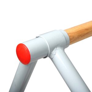 Barra de elevação em aço de 65 cm para barras de parede de madeira JustFit 4 Barra de elevação em aço de 65 cm para espaldeira de madeira 3