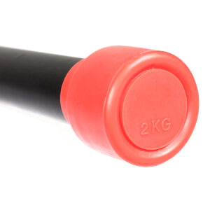 Barre lestée 125cm aérobic fitness "Steel Weighted Bar" GladiatorFit - Thumbnail Image 2