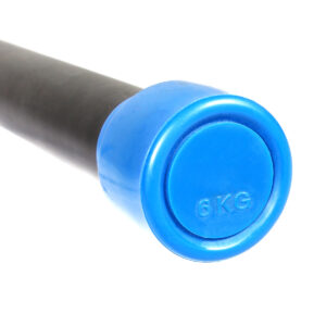 Barre lestée 125cm aérobic fitness "Steel Weighted Bar" GladiatorFit - Thumbnail Image 6