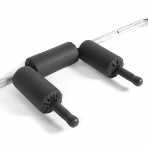 220cm Ø50mm steel "Safety Squat Bar" + 2 disc stops 8 Barre squat Safety en acier 220cm alesage 50mm 2 stop disques 1