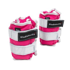 GladiatorFit nylon weighted wrist/ankle straps (set of 2) 14 Adjustable nylon ankle cuff bracelet set of 2 3