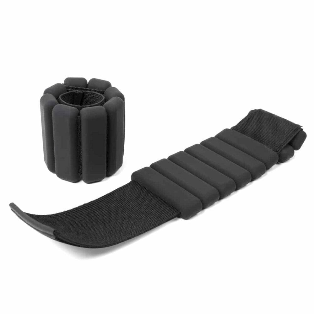 Pesi Per Polsi E Caviglie FFITNESS - 2 X 3 Kg, Cinturino Regolabile, Per Allenamento E Riabilitazione