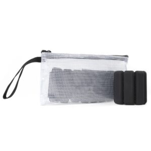 Bracelets lestes en silicone chevilles poignets Noir 3