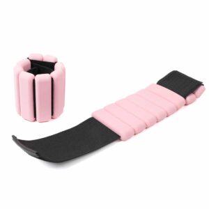 Bracelets lestes en silicone chevilles poignets Rose 2