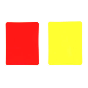 Schede arbitro Omada in PVC (set di 2, 1 rossa e 1 gialla) 6 Schede arbitro Omada in PVC (set di 2, 1 rossa e 1 gialla) - Thumbnail Image 2