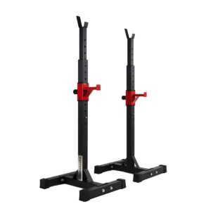 GladiatorFit verstellbare Stangenauflagen 90 bis 150 cm (Satz von 2) 7 Kerze a squat 1