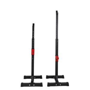 GladiatorFit verstellbare Stangenauflagen 90 bis 150 cm (Satz von 2) 10 Kerze a squat 4