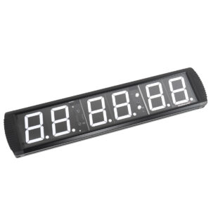 Timer mural pour intervalle fitness + télécommande GladiatorFit 8 Timer mural pour intervalle fitness + télécommande GladiatorFit - Thumbnail Image 1