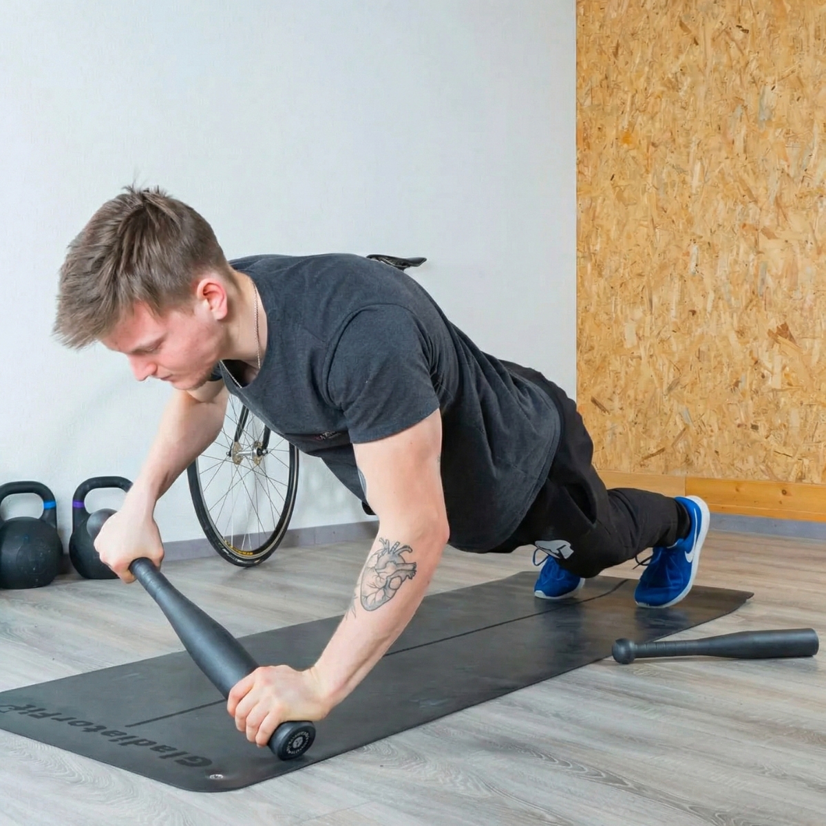 Clubbell massue de musculation en métal GladiatorFit – Image 8