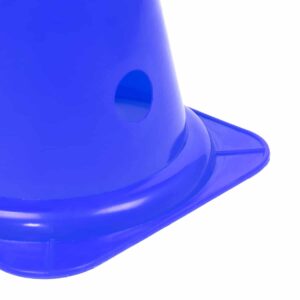 38cm 3-hole cone for Ø 25mm stakes Omada 13 Sport cone drills 12 holes for milestones 38cm set of 2 Blue 3