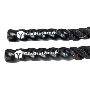 Kampfseil "Battle Rope" wellenförmig aus Polyester 15m GladiatorFit 10 Battle Rope Fitness-Wellenseil aus Polyester 15m 2
