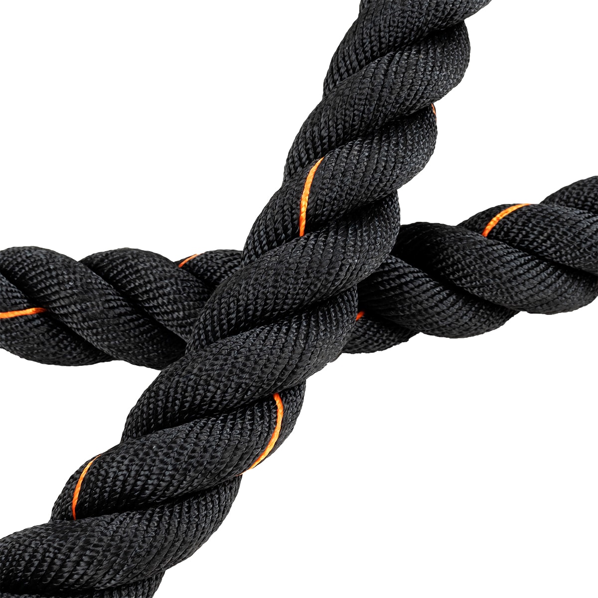 Kampfseil "Battle Rope" wellenförmig aus Polyester 15m GladiatorFit 4 Battle Rope Fitness-Wellenseil aus Polyester 15m 4
