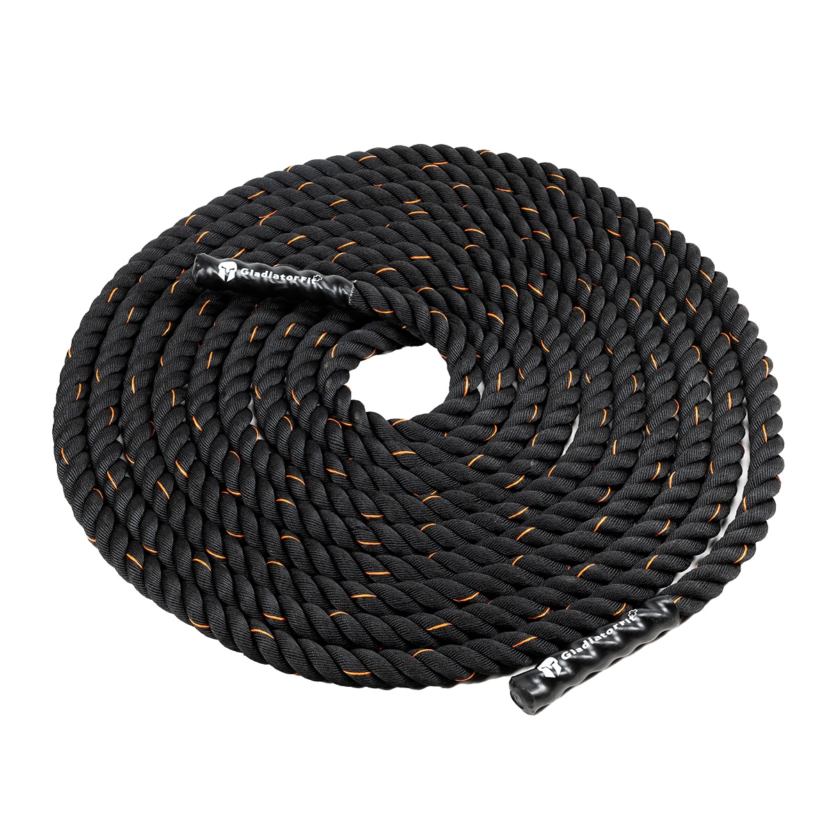 Kampfseil "Battle Rope" wellenförmig aus Polyester 15m GladiatorFit 5 Battle Rope Fitness-Wellenseil aus Polyester 15m 5