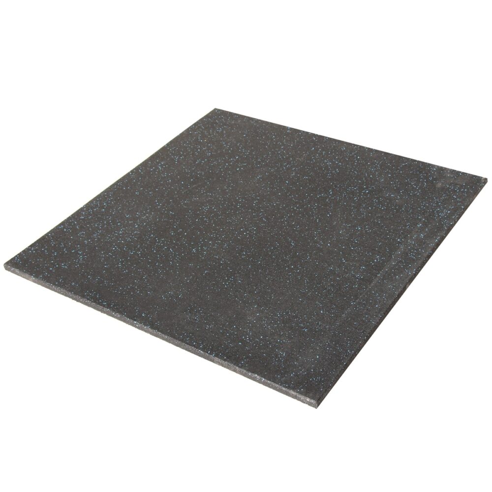 Gefleckte Gummifliese für Sporthallenböden 100x100x2cm