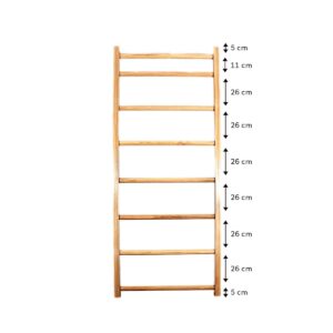 Espalier en bois mural échelle suédoise de gymnastique JustFit 10 Espalier en bois mural 210cm