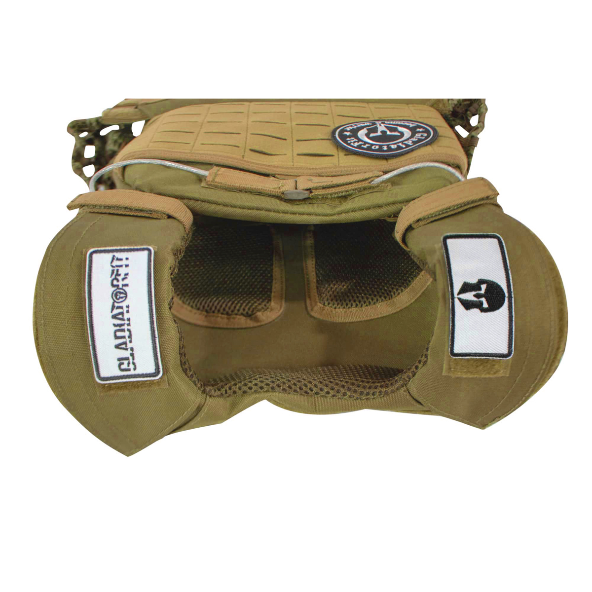 Tactical weighted vest with sand plates