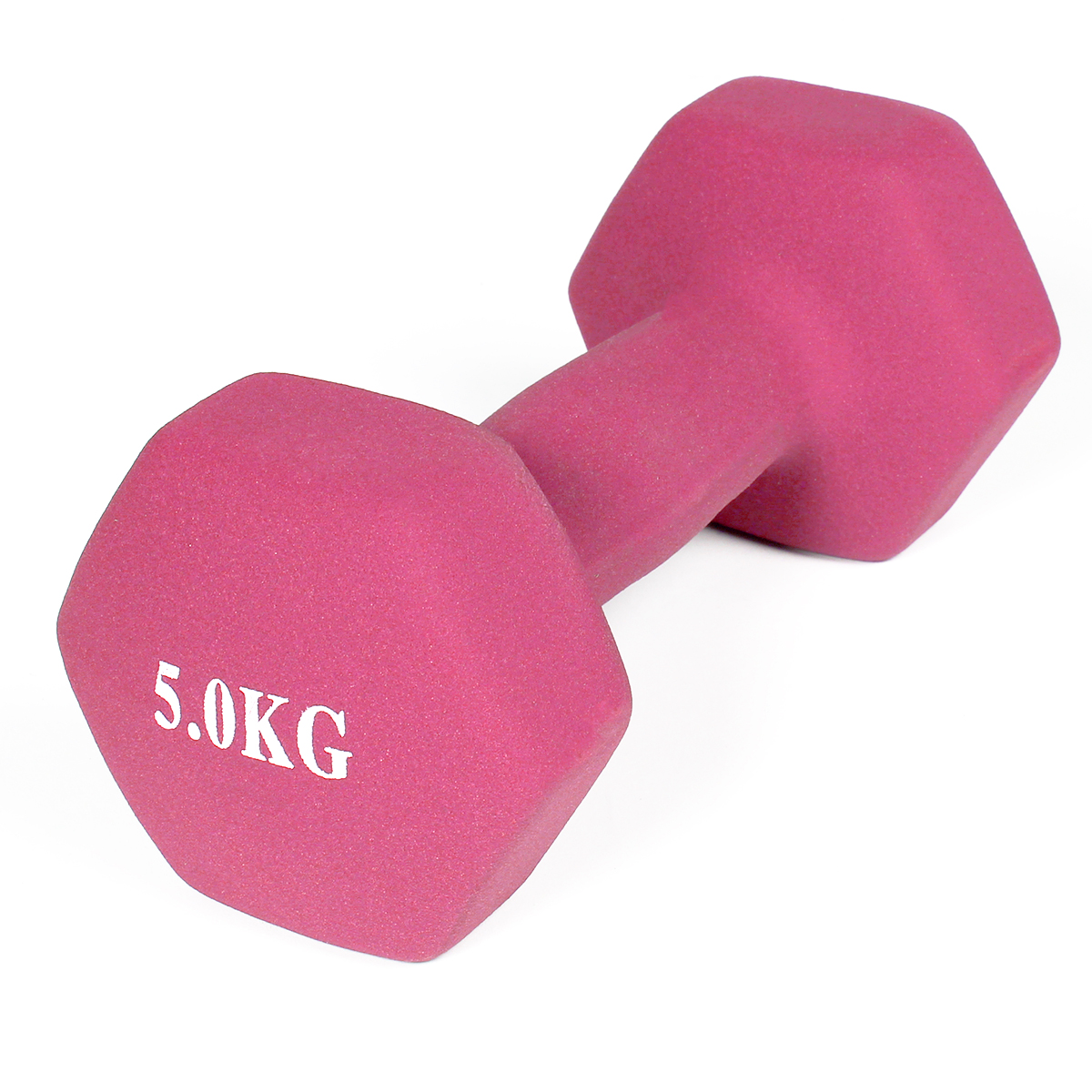 Haltères revêtement néoprène musculation et fitness (Lot de 2) 2x5KG