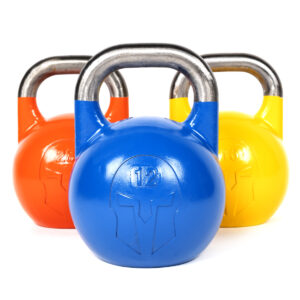 Kettlebell de compétition en fonte avec logo incrusté GladiatorFit - Thumbnail Image 1