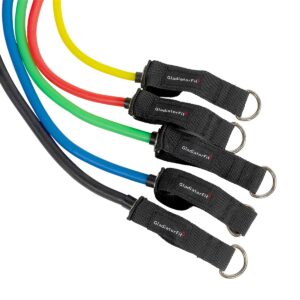 Kit bandes tubes de résistance elastiques avec poignees sac 1