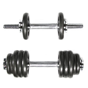 Conjunto de halteres carregáveis 15kg GladiatorFit 8 Conjunto de halteres carregáveis 15kg GladiatorFit - Thumbnail Image 2