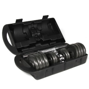 Conjunto de halteres carregáveis 15kg GladiatorFit 11 Conjunto de halteres carregáveis 15kg GladiatorFit - Thumbnail Image 5