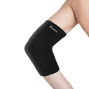 Manchons compression nylon pour douleurs du coude JustFit (lot de 2) 6 Manchons compression nylon pour douleurs du coude JustFit (lot de 2) - Thumbnail Image 2