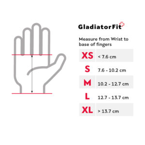 Luvas de crosstraining de carbono de três dedos Handgrips GladiatorFit - Thumbnail Image 5