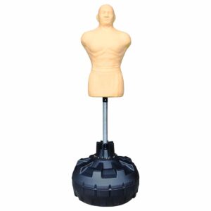 Boneco de treino de boxe em silicone com altura regulável 2