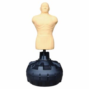 Boneco de treino de boxe em silicone de altura ajustável