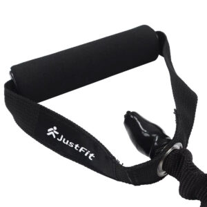 Medium niveau elastische weerstandsbuis 155cm met nylon coating 2