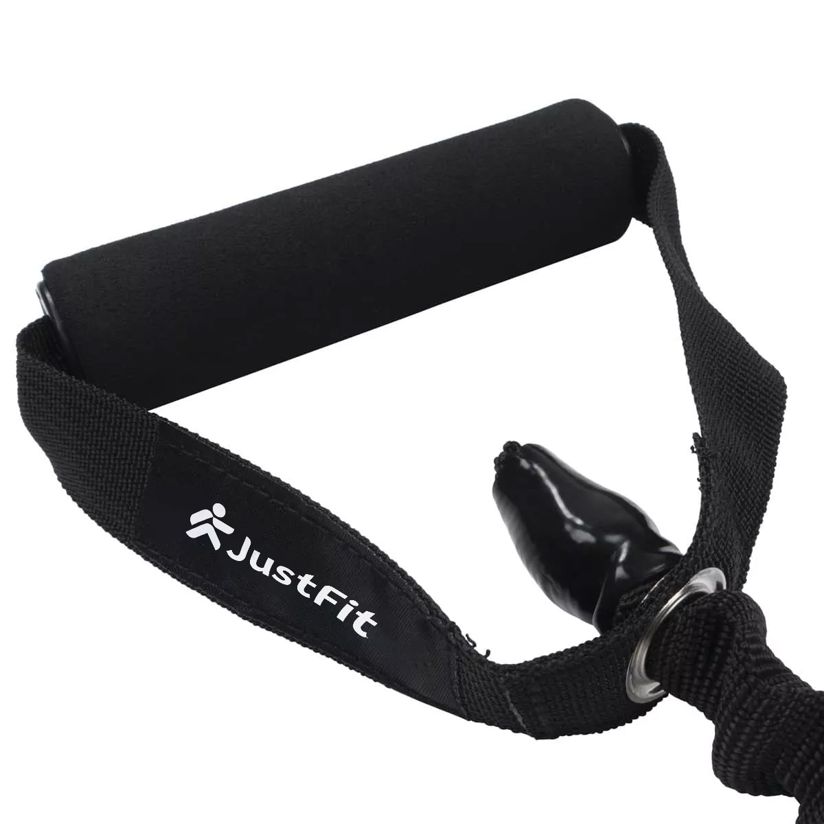 Medium niveau elastische weerstandsbuis 155cm met nylon coating 2