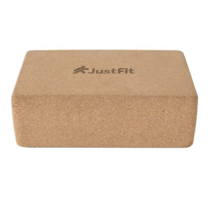Bloque de yoga" de corcho antideslizante JustFit 7 Bloque de yoga de corcho antideslizante 2