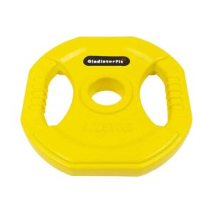 Pomp rubber halterschijven met handgrepen Ø 31mm GladiatorFit (set van 2) 14 Pompgewicht 125kg 1