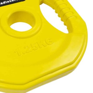 Pomp rubber halterschijven met handgrepen Ø 31mm GladiatorFit (set van 2) 12 Pompgewicht 125kg 3