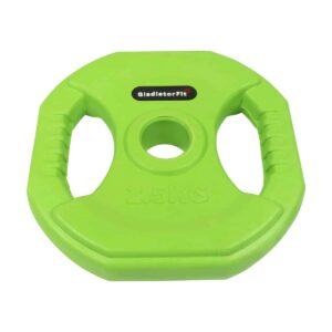 Pomp rubber halterschijven met handgrepen Ø 31mm GladiatorFit (set van 2) 17 Pompgewicht 25kg 1