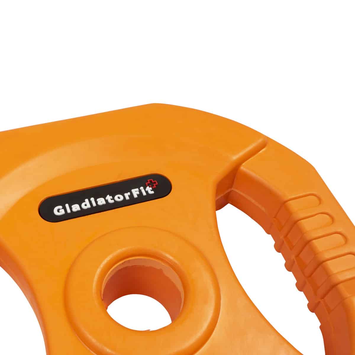 Pomp rubber halterschijven met handgrepen Ø 31mm GladiatorFit (set van 2) 9 Pompgewicht 5kg 2