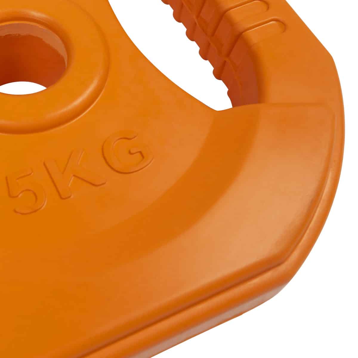 Pomp rubber halterschijven met handgrepen Ø 31mm GladiatorFit (set van 2) 8 Pompgewicht 5kg 3