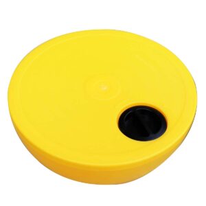Postes de plástico com tachas e marcadores para treino agilite amarelo 2