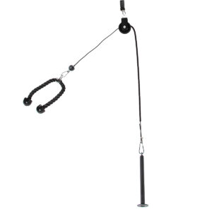Pulley System" bodybuilding pulley GladiatorFit arm pull station 8 Poulie musculation station traction tirage bras 80kg de charge max
