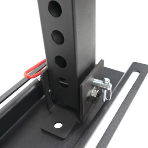 GladiatorFit "Foldable Wall Mount" (suporte de parede dobrável) estação de suporte de parede em aço 13 Suporte de parede para cross training em aço 110x60x230cm com fixações de 5