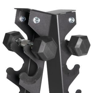 Rack de rangement arbre en acier pour 10 paires d'haltères GladiatorFit 6 Rack de rangement arbre en acier 120cm pour 10 paires dhalteres 2