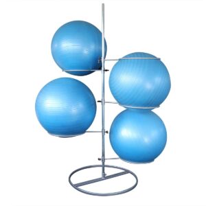Portaoggetti per 9 palline da ginnastica swissball JustFit 5 Portaoggetti per 9 palle da ginnastica