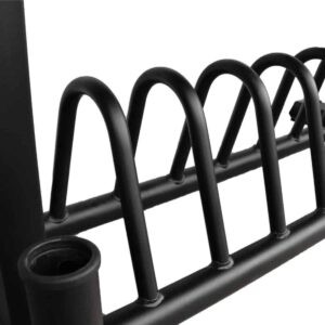 Suporte de armazenamento de pesos e discos em aço GladiatorFit 6 Suporte de aço para armazenamento de pesos e discos 130x80x100cm 2