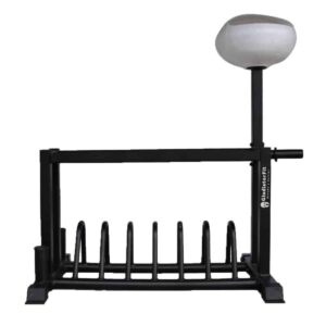 Suporte de armazenamento de pesos e discos em aço GladiatorFit 5 Peso de aço e estante de armazenamento de discos 130x80x100cm